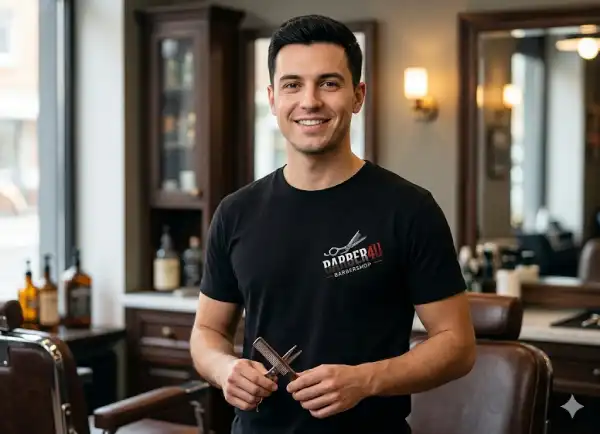 Piotrek Junior Barber Kutno - strzyżenie nożyczkami i stylizacja