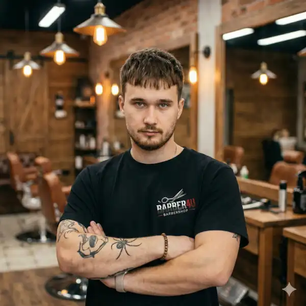Wojtek Junior Barber Kutno - precyzyjne cieniowanie włosów