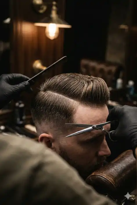 Klasyczne strzyżenie męskie Kutno - usługa premium